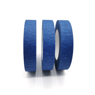 Cena hurtowa Jednostronna gumowa taśma w rozmiarze niestandardowym Niebieska taśma z papieru krepowego