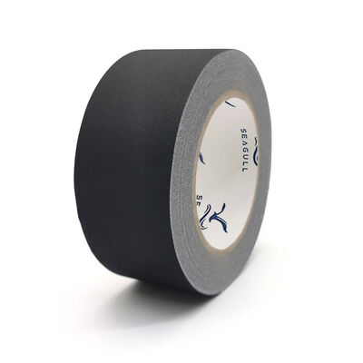 Premium Matte Tissue Black Gaffer Tape For Studio Stage Lighting Work Clean Finish