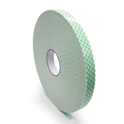 Taśma z pianki PU z podwójnym powłokiem 1 mm Biały akrylowy klej 24 m