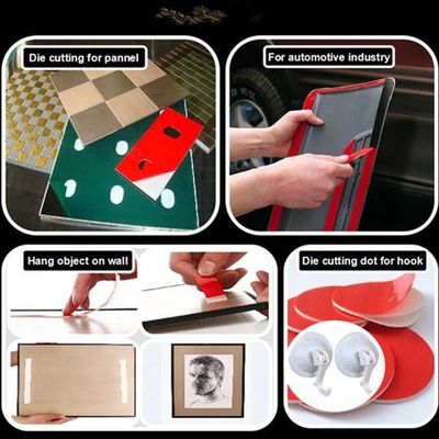 Dwustronna taśma z pianki PE, akrylowa, klejąca, odporna na ciepło, 80°C