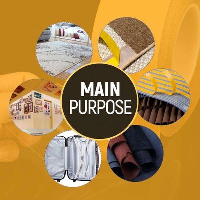 Dwustronna taśma z siatki z włókna szklanego o wysokiej przyczepności i grubości 220MIC do uszczelnień PVC i podłóg