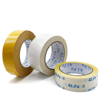 Customized White Indoor Carpet Edge Binding Tape Double Sided Rubber Hot Melt Adhesive for Rugs Sealing