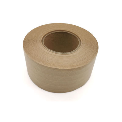 Jednostronna brązowa taśma klejąca na gorąco Plus Line Kraft Paper Tape