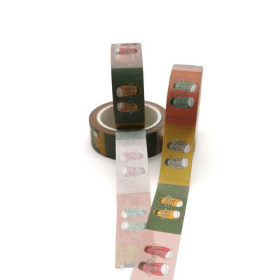 DIY Custom Printed CMYK Gift Wrapping Tajwan Die Cut Washi Taśma do pakowania papieru